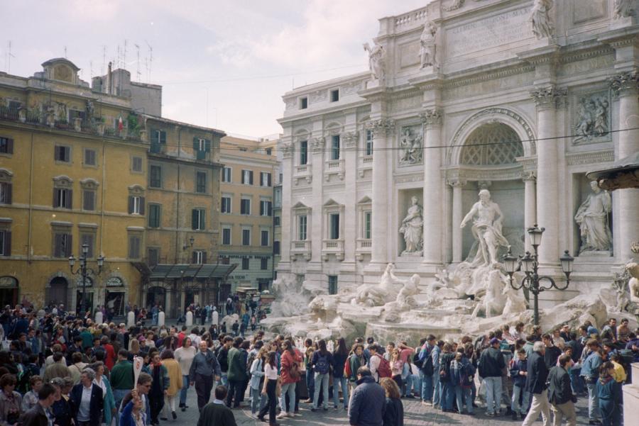Fonta de Trevi, Rom, Italien 1994