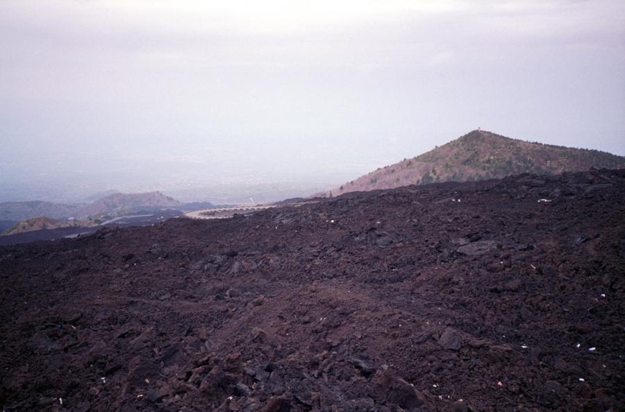 Schlackefelder am Ätna, Sizilien, Italien 1994