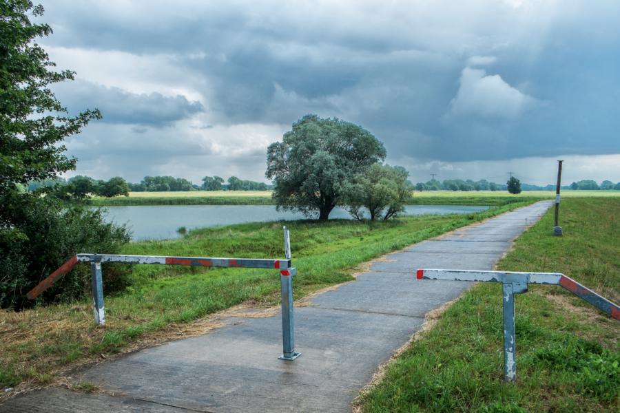Wittenberge - Einstieg in den Elberadweg
