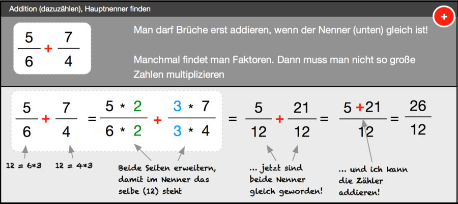 Hauptnenner finden, Spezialfall 2