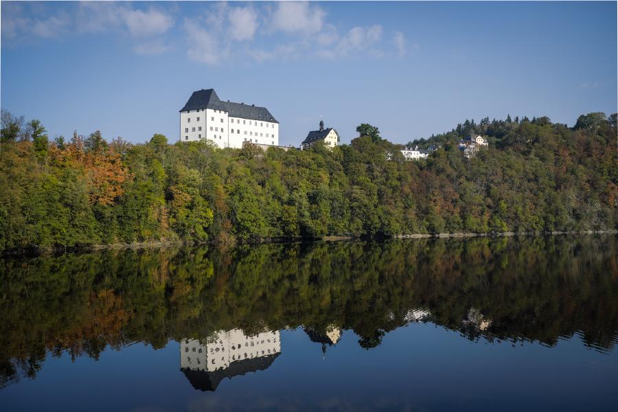 Schloss Burgk bei Burgkhammer - traumhafte Landschaft!