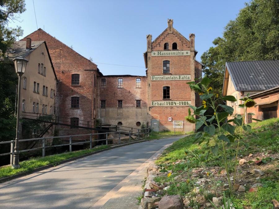 Nunmehr ein Lost Place: Porzellanfabrik Kahla