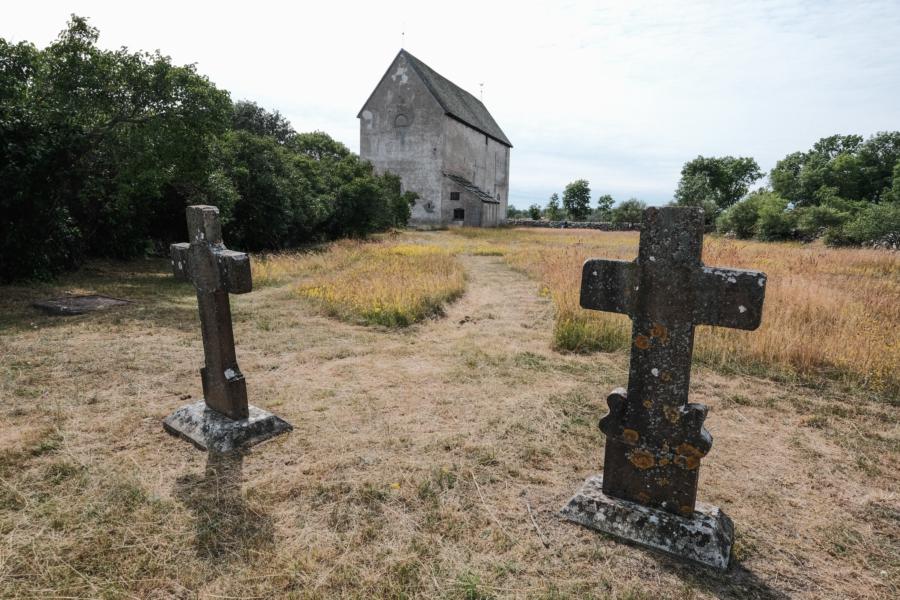 Öland Källa Gamla Kyrka - Friedhof