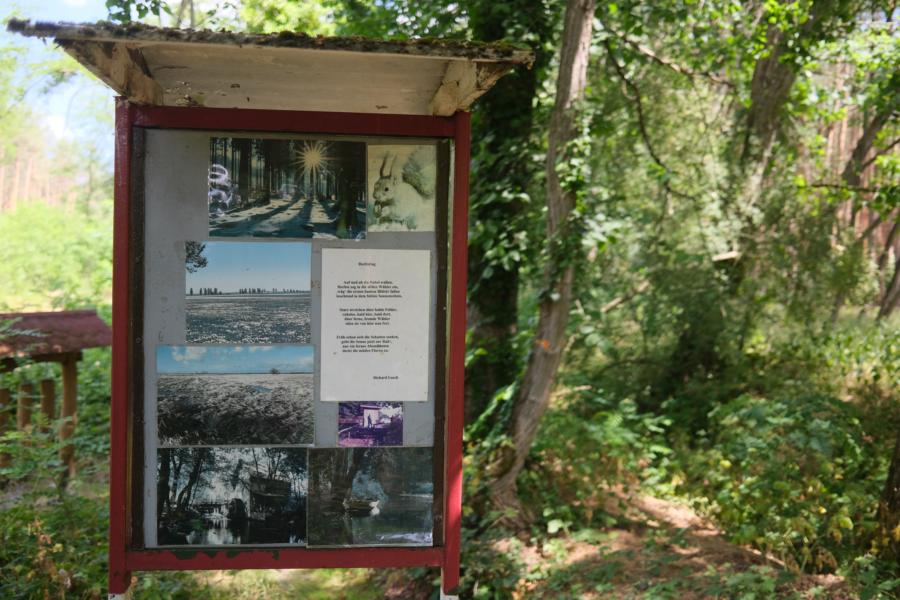 Naturlehrpfad mit Poesie bei Brück - Potsdam Mittelmark