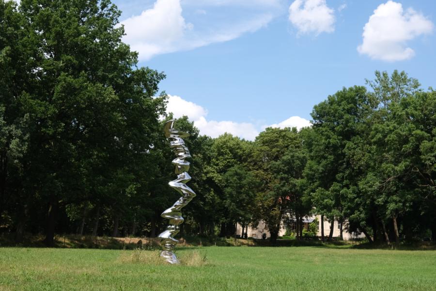 Kunstinstallation im Park des Schlossgut Schwante
