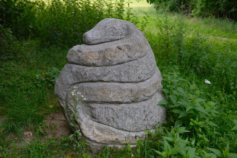 Kunstinstallation auf dem Kunstwanderweg von Belzig nach Wiesenburg