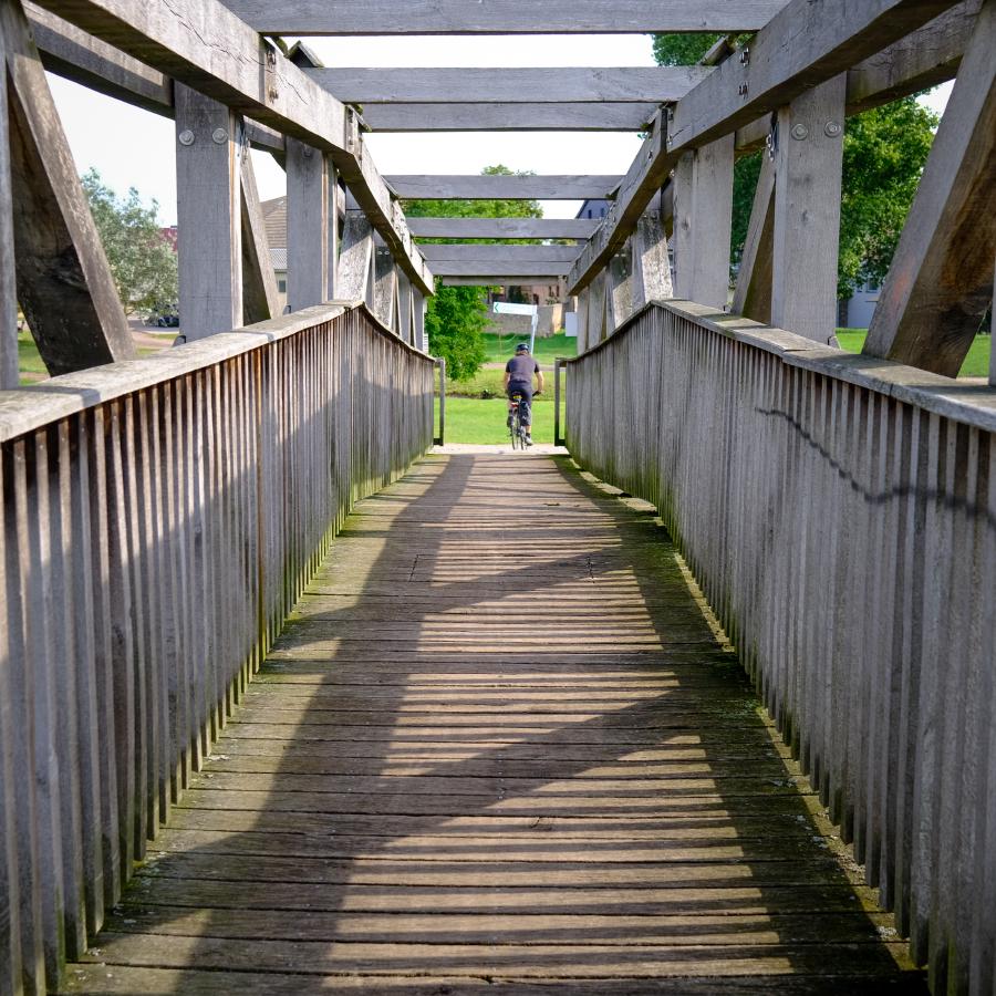 Brücke über die Unstrut / kleine Wipper bei Schönleben