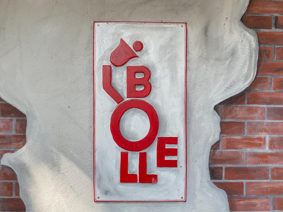 Bolle Schild - der Milchmann mit der Bimmel