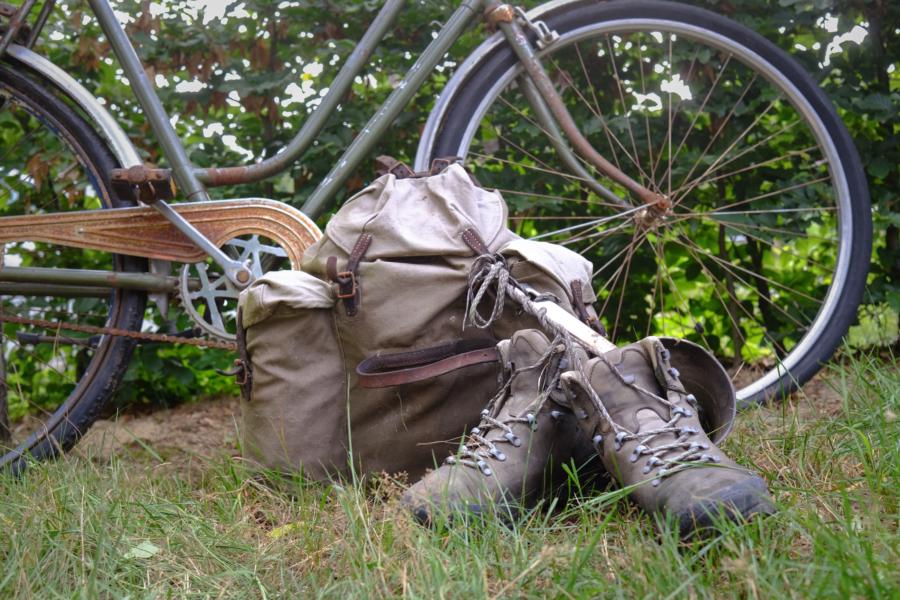 Hübsch gemachte Deko auf dem Campingplatz am Wentowsee