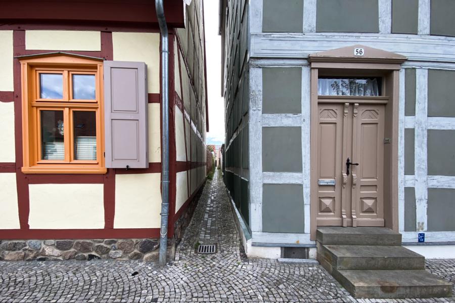 Fachwerkhäuser in Kyritz an der Knatter