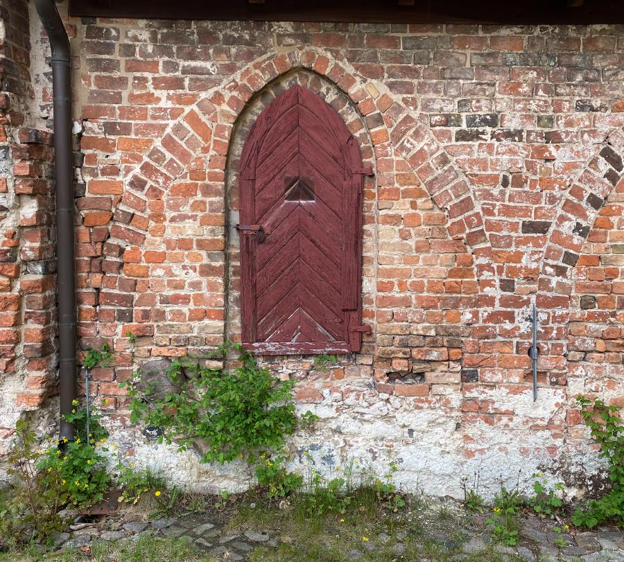 Detail am Kornhaus im Kloster Lehnin