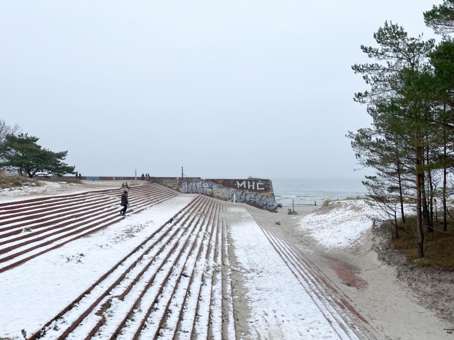 Prora Treppen zum Strand
