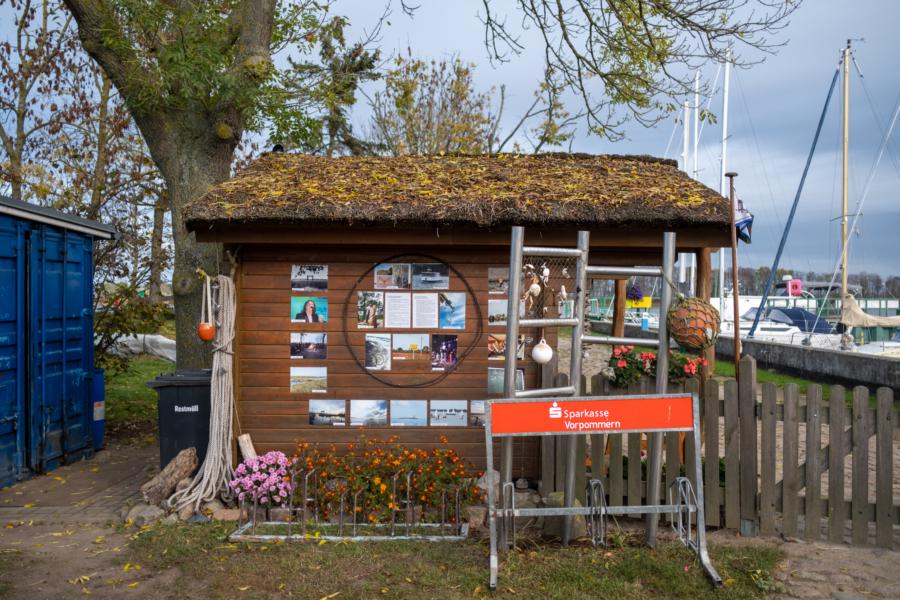 Imbissbude am Hafen in Kamp / Bugewitz