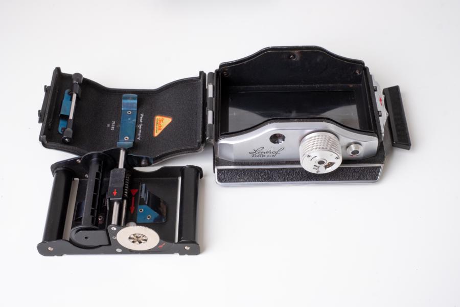 Linhof Rollex 6x9 Rückteil für Rollfilm, Einsatz entnommen