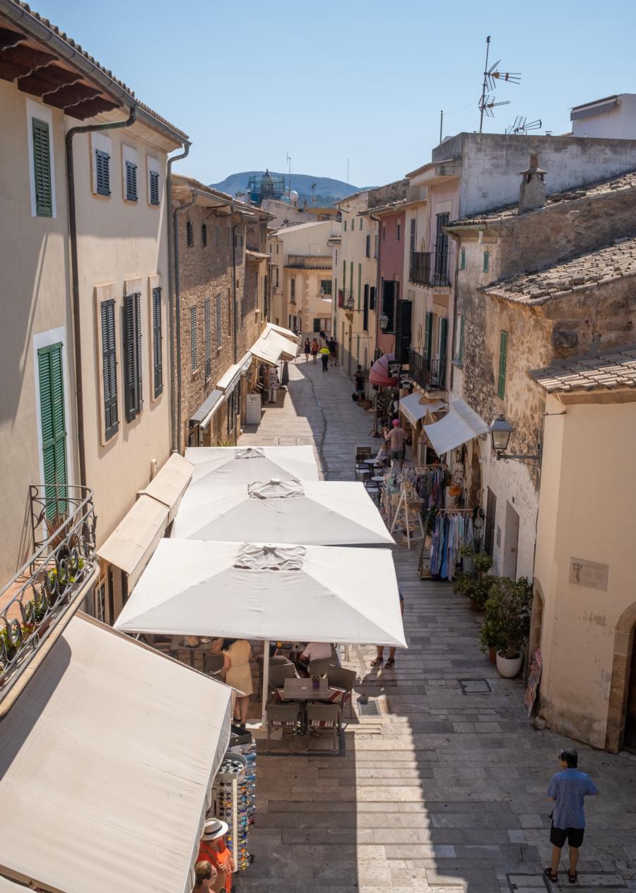 Gassen von Alcúdia, Blick von der Stadtmauer