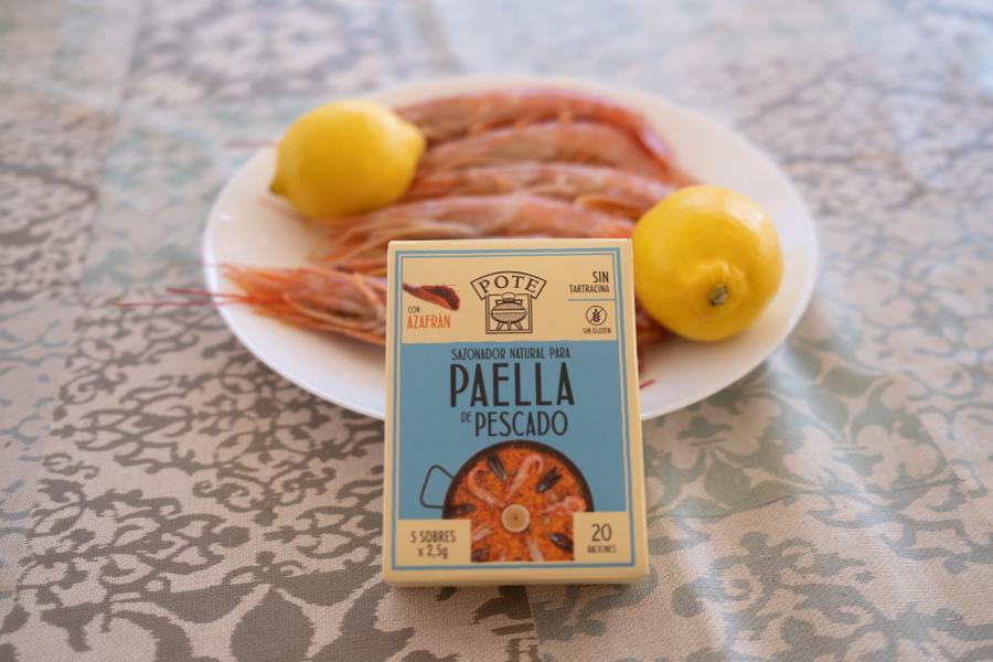 Paella Pescado ... vorher