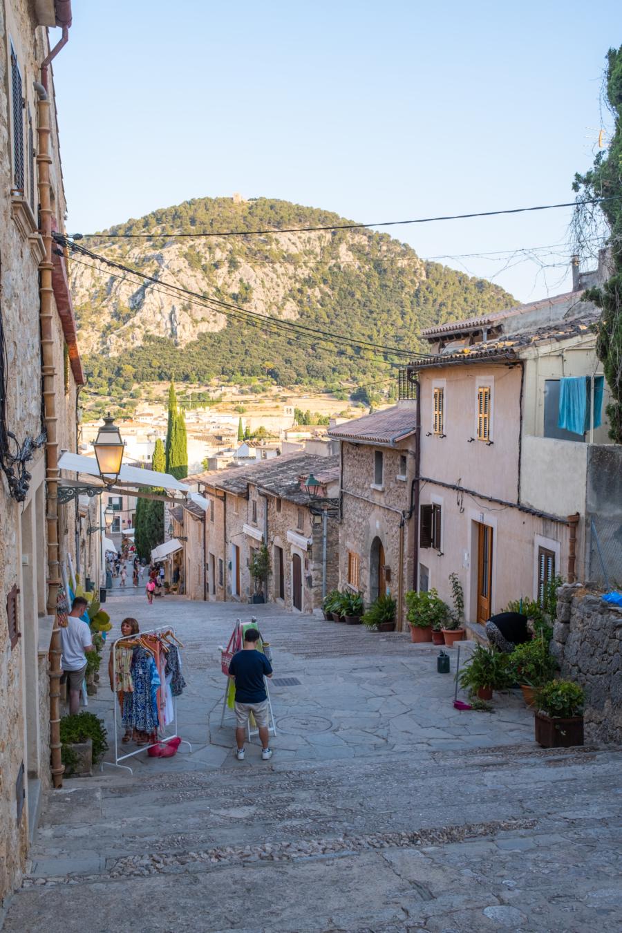Pollença, Blick auf den Klosterberg