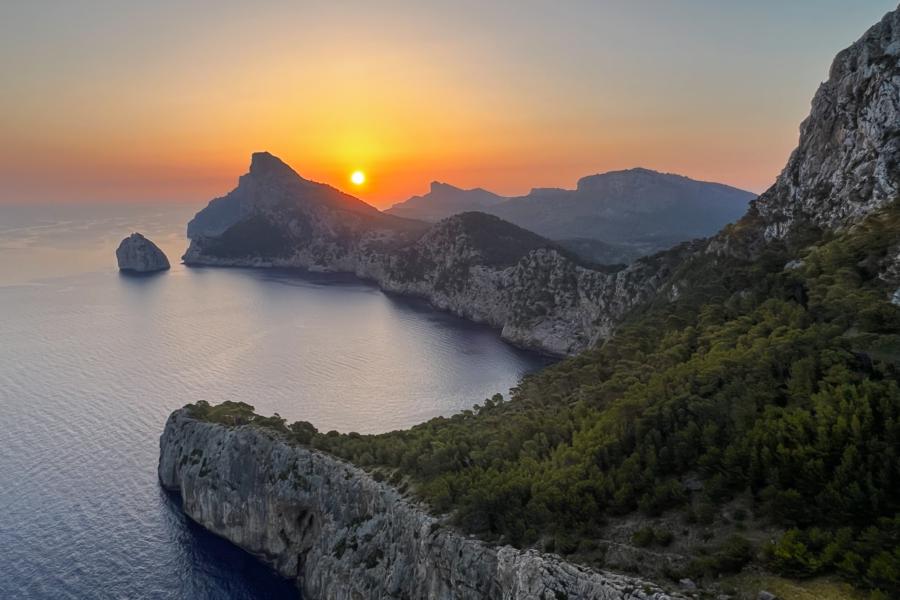 Mirador es Colomer, Blick Richtung Cap Formentor