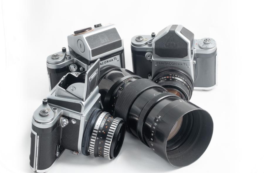 Drei Pentacons mit verschiedenen Suchern