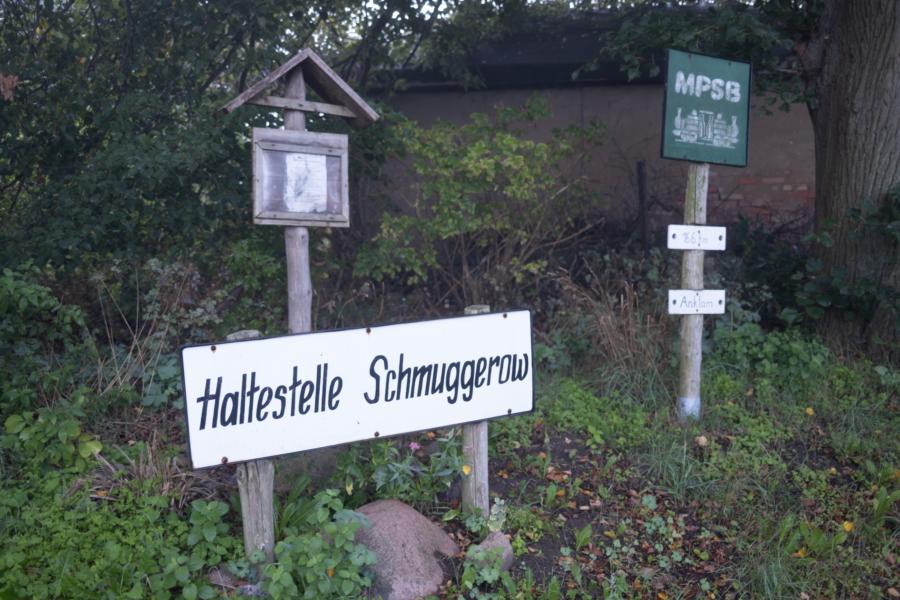 Ehemaliger Bahnhof der Mecklenburg-Pommerschen Schmalspurbahn in Schmuggerow