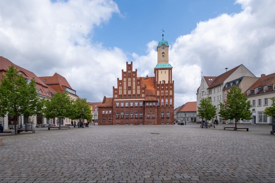 Marktplatz und Rathaus Wittstock