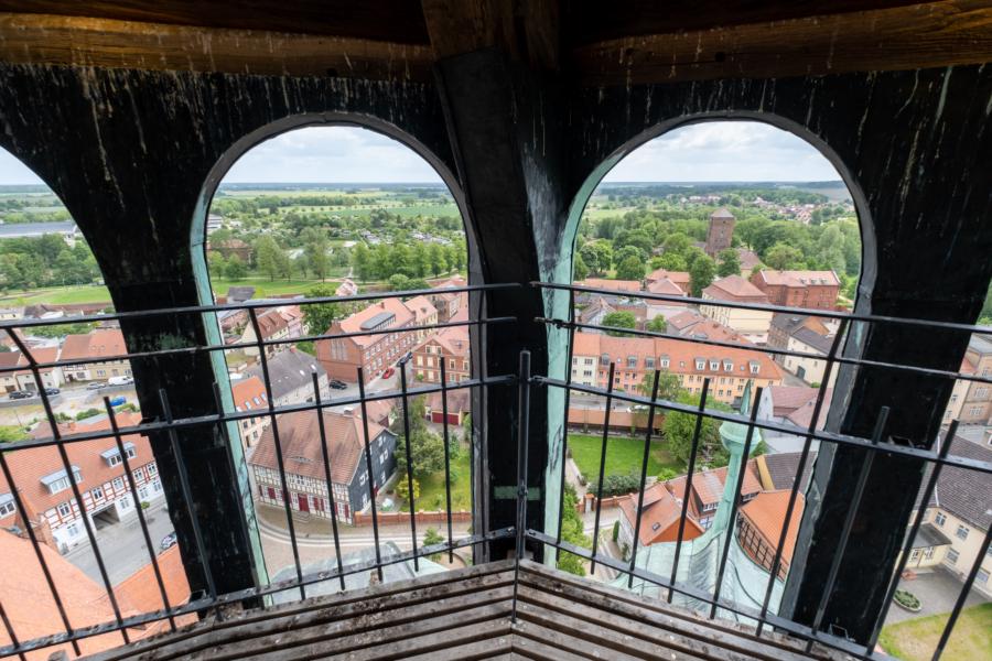 Blick vom Turm der Marienkirche