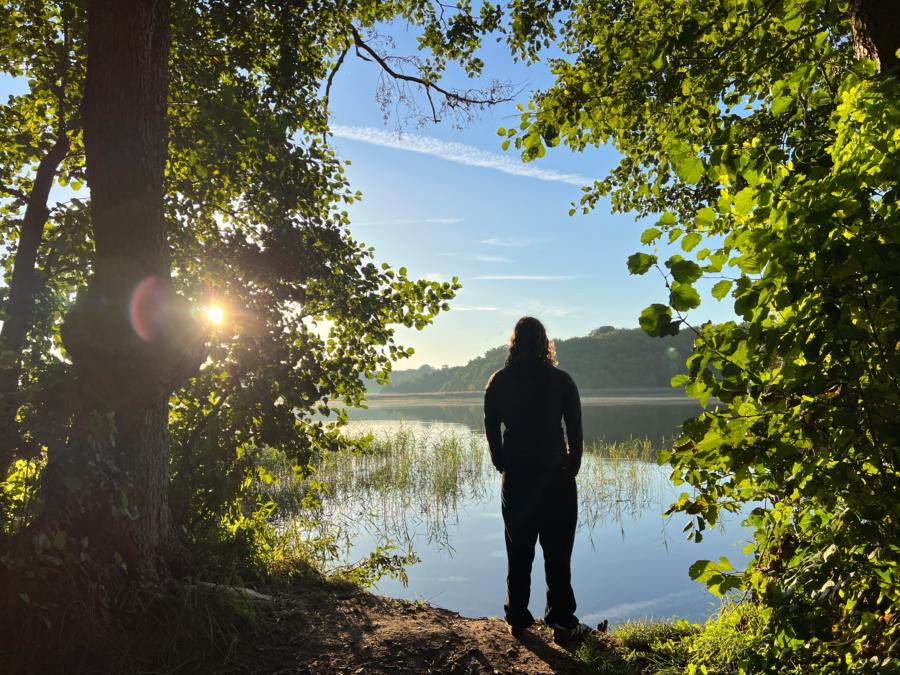 Sonnenaufgang am Jabelschen See