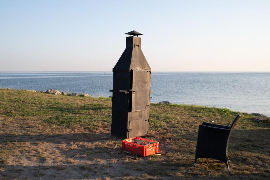 Freilufträuchern in Kamminke