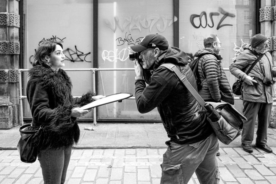 Lichtaufheller im Einsatz