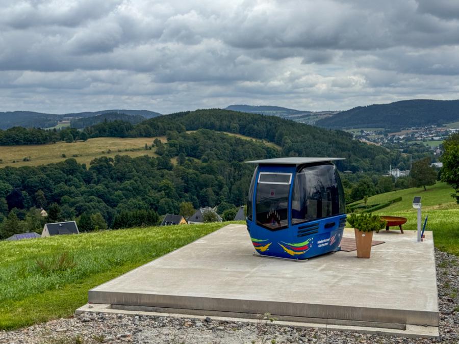 Eine Gondel als Rastplatz