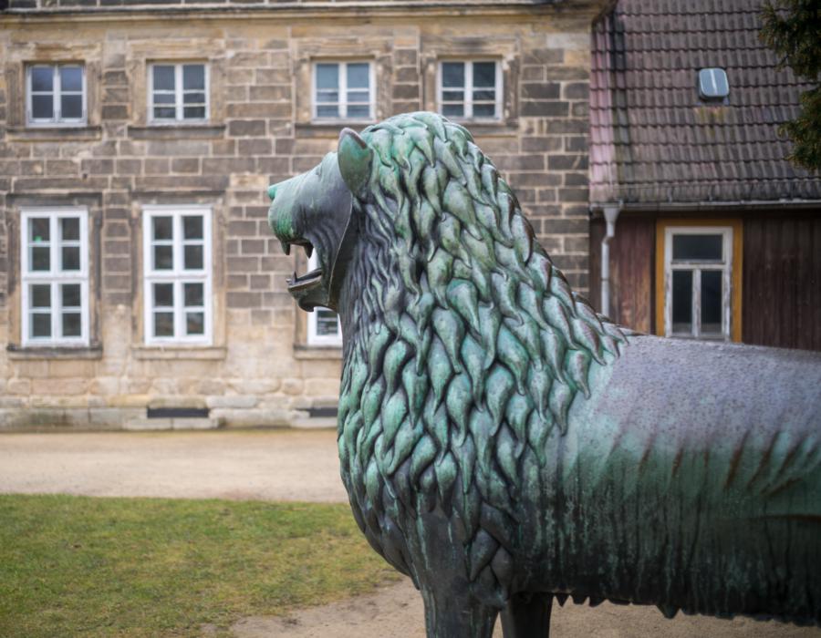 Im Park der barocken Gärten