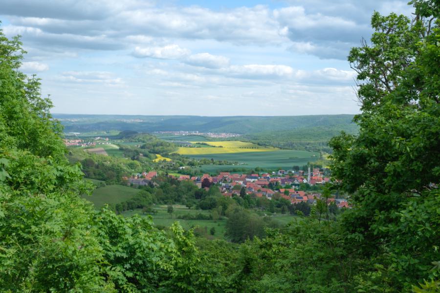 Blick von der Ruine Luisenburg