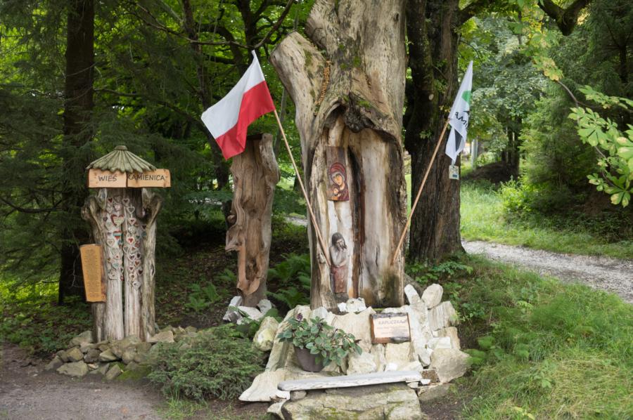 Heiligenschreine im Kamienica-Tal