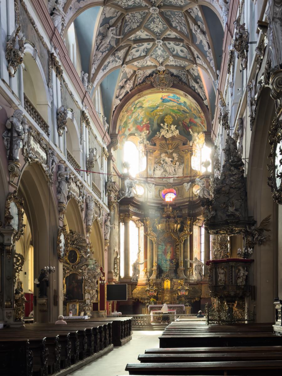 In der Kirche Mariä Himmelfahrt in Kłodzko