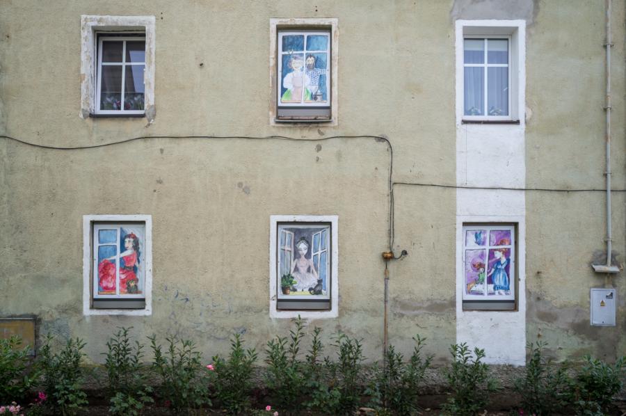 Aufgemalte Fenster