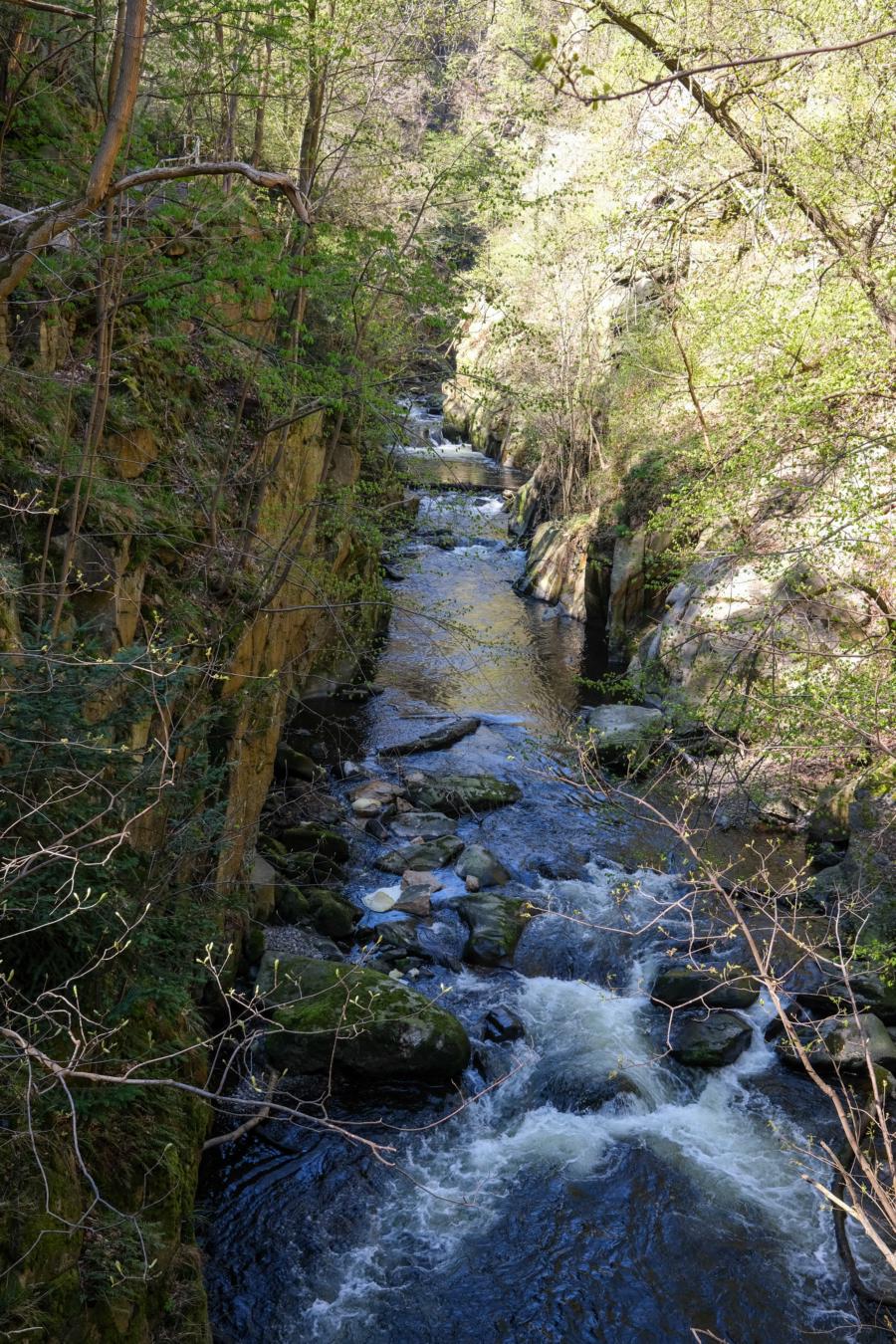 Die Bode bei der Teufelsbrücke