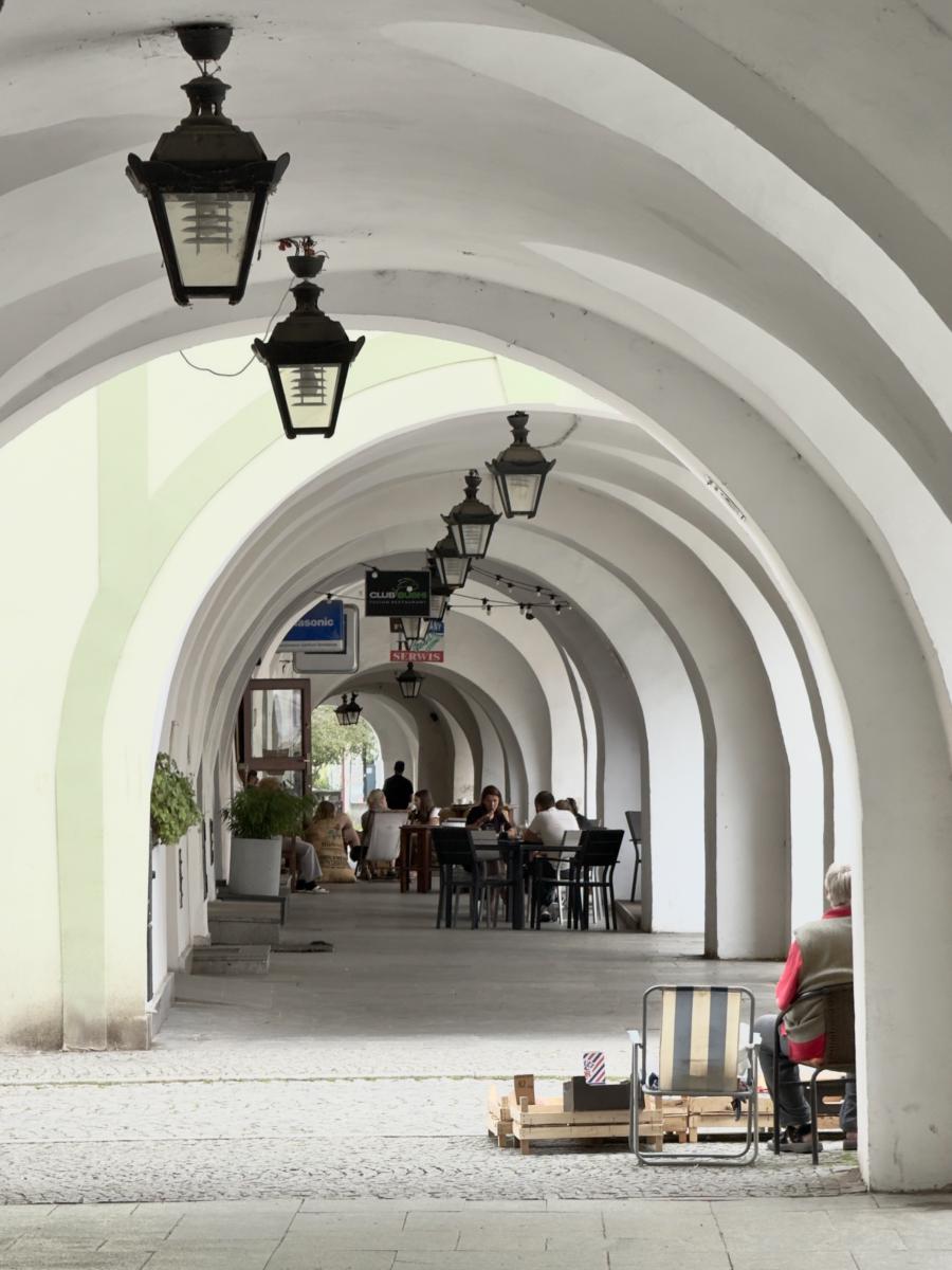 In den Arkaden am Rynek / Marktplatz